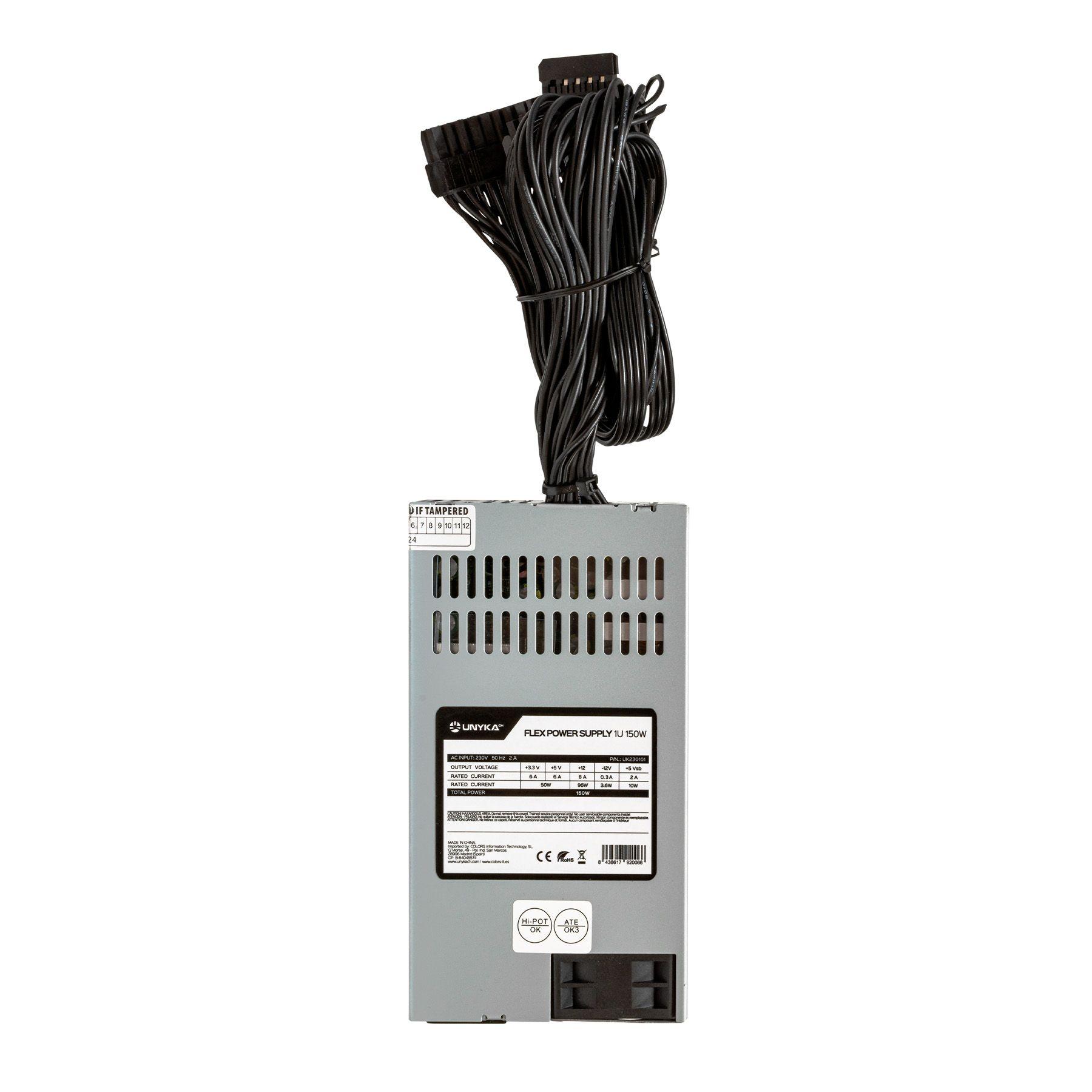 Fonte de Alimentação UNYKACH UK230101 (Flex ATX - 150 W - Prateado) — miniatura 5