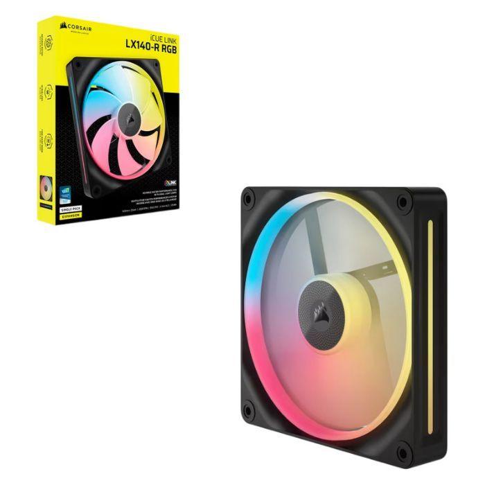 Ventoinha para Caixa de PC CORSAIR iCUE LINK LX140-R RGB (Preto), miniatura 4