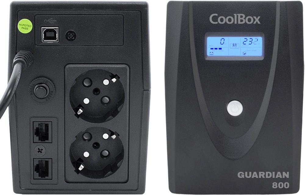 UPS COOLBOX Guardian 3 800VA/480W (Cabo USB - Preto), miniatura 3