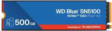 SSD SANDISK WD Blue SN5100 (500 GB - M.2 2280 - NVMe PCIe Gen4 x4)