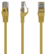 Cabo de Rede GEMBIRD PP6U-3M/Y (3 m - Cat.6 - RJ-45 - Amarelo)
