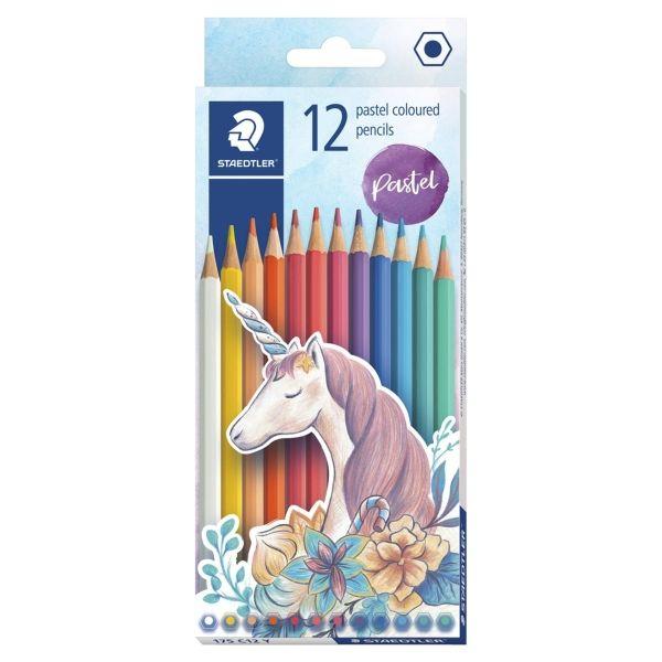 Lápis de Cor STAEDTLER 175 C12 Y (Cores pastel sortidas)