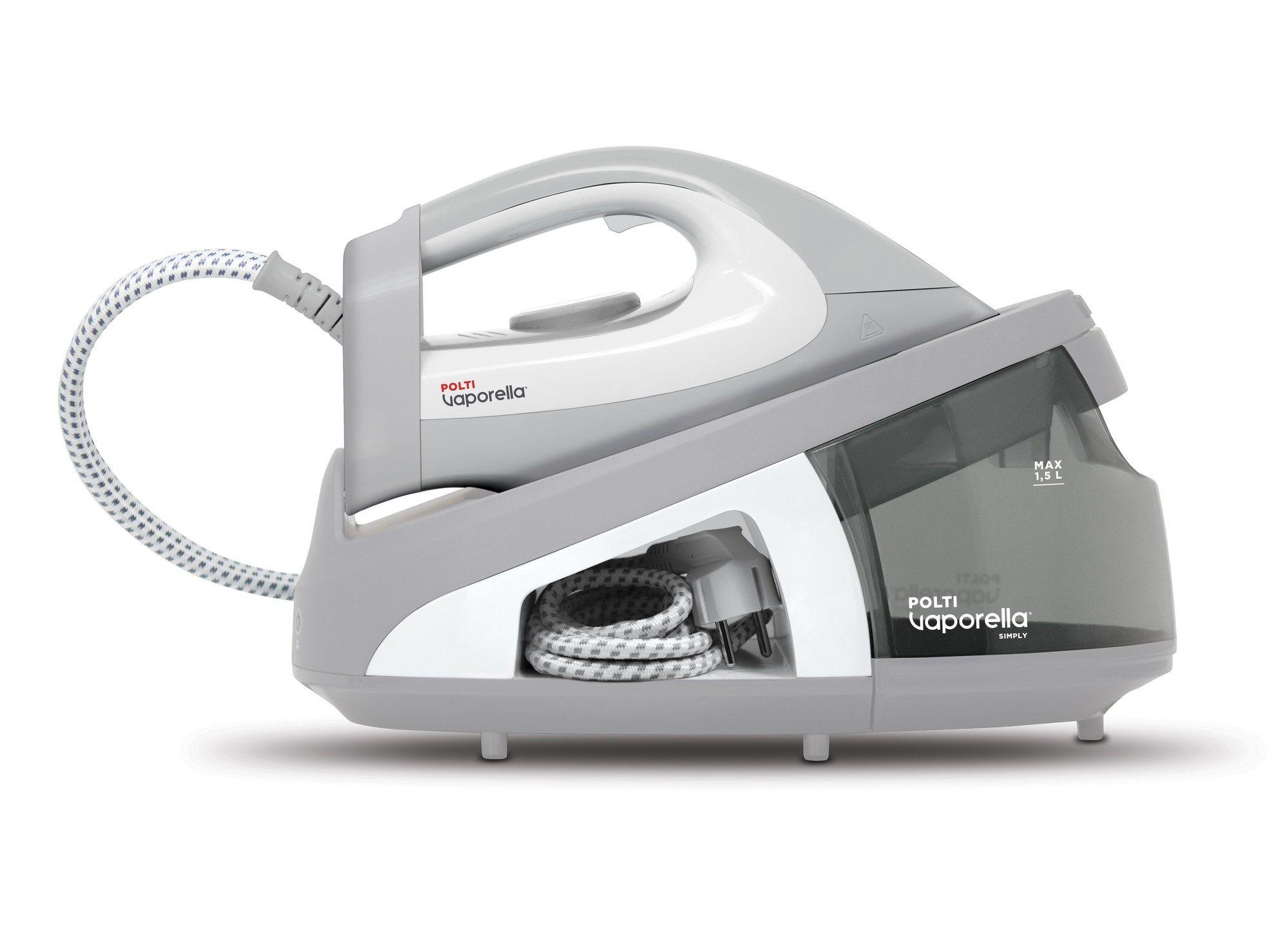 Centro de Engomar POLTI Vaporella Simply VS10.09 (2200 W - 1,5 l - 6,5 bar - Cinzento e Branco)