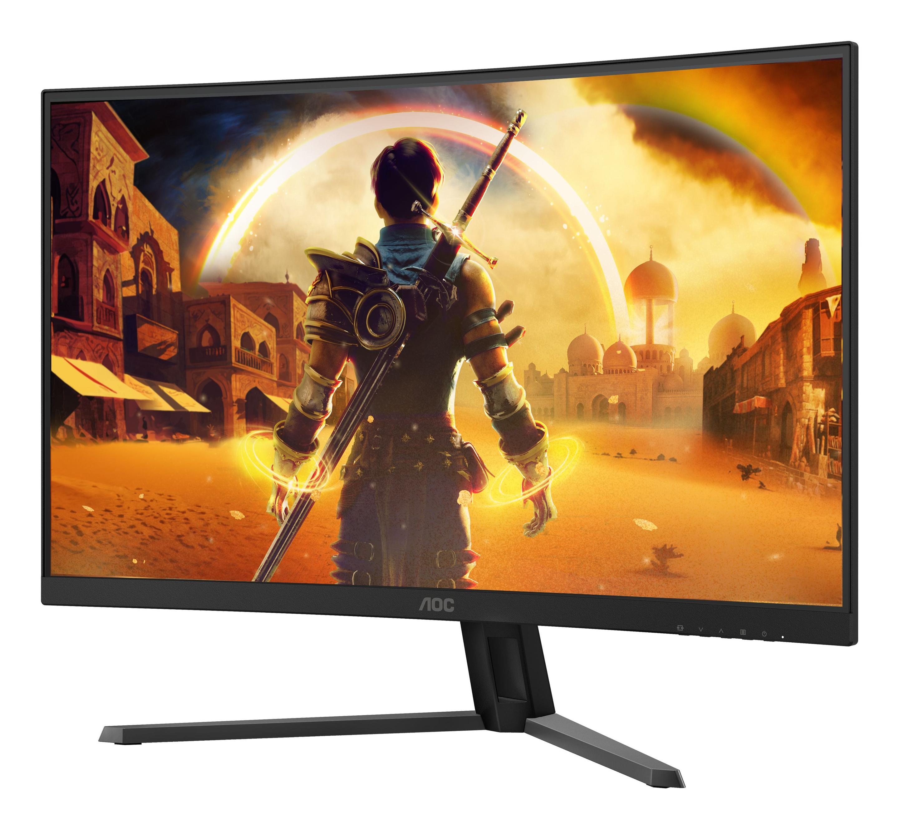 Monitor AOC C32G42ZE (31,5" - VA - 260 Hz - Preto/Vermelho) — miniatura 9