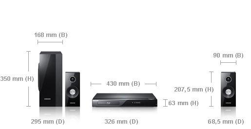 Sistema Home Cinema SAMSUNG HT-C5800 (2.1 - Blu-ray 3D) — miniatura 2