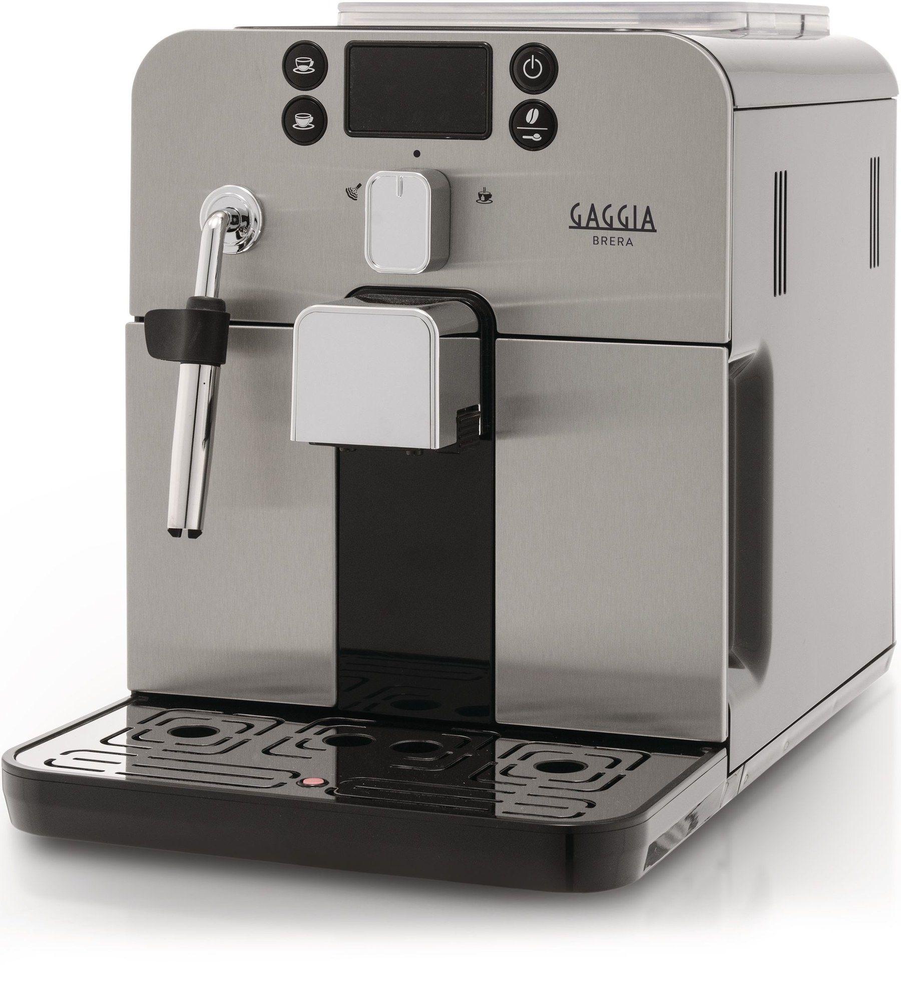 Máquina de Café Expresso Automática GAGGIA Brera RI9305/11 (Grãos de café e café moído - 1400 W - 15 bar - Preto e Inox)