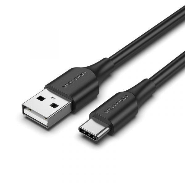 Cabo USB VENTION CTHBD (0,5 m - USB-C macho - USB-A macho - Preto) — miniatura 2