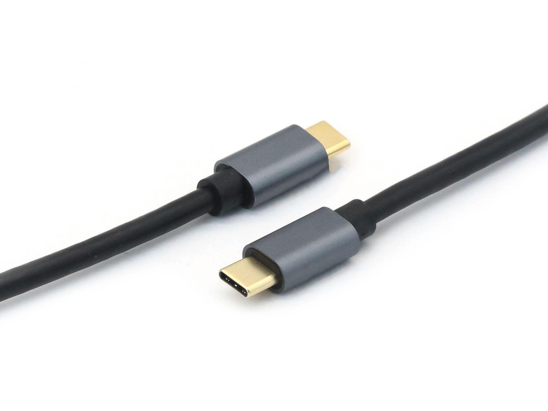 Cabo USB-C para USB-C EQUIP 128353 (0,5 m - USB C - Preto) — miniatura 2