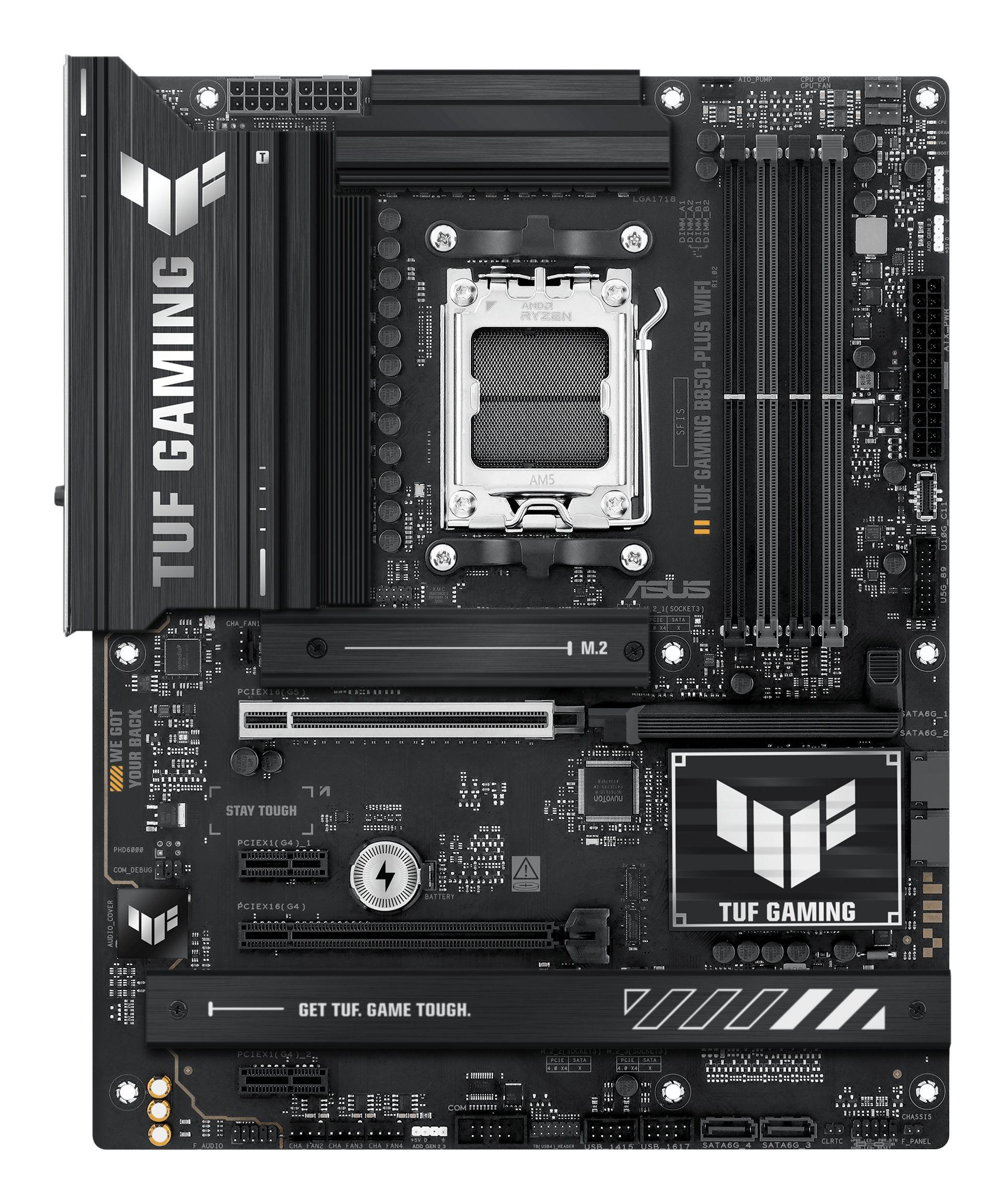Motherboard ASUS TUF GAMING B850-PLUS WIFI (AM5 - ATX - Duplo canal - Preto), miniatura 4