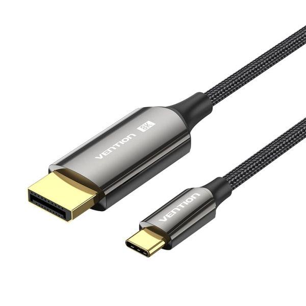 Cabo USB-C para DisplayPort VENTION CRFBH (2 m - Preto)