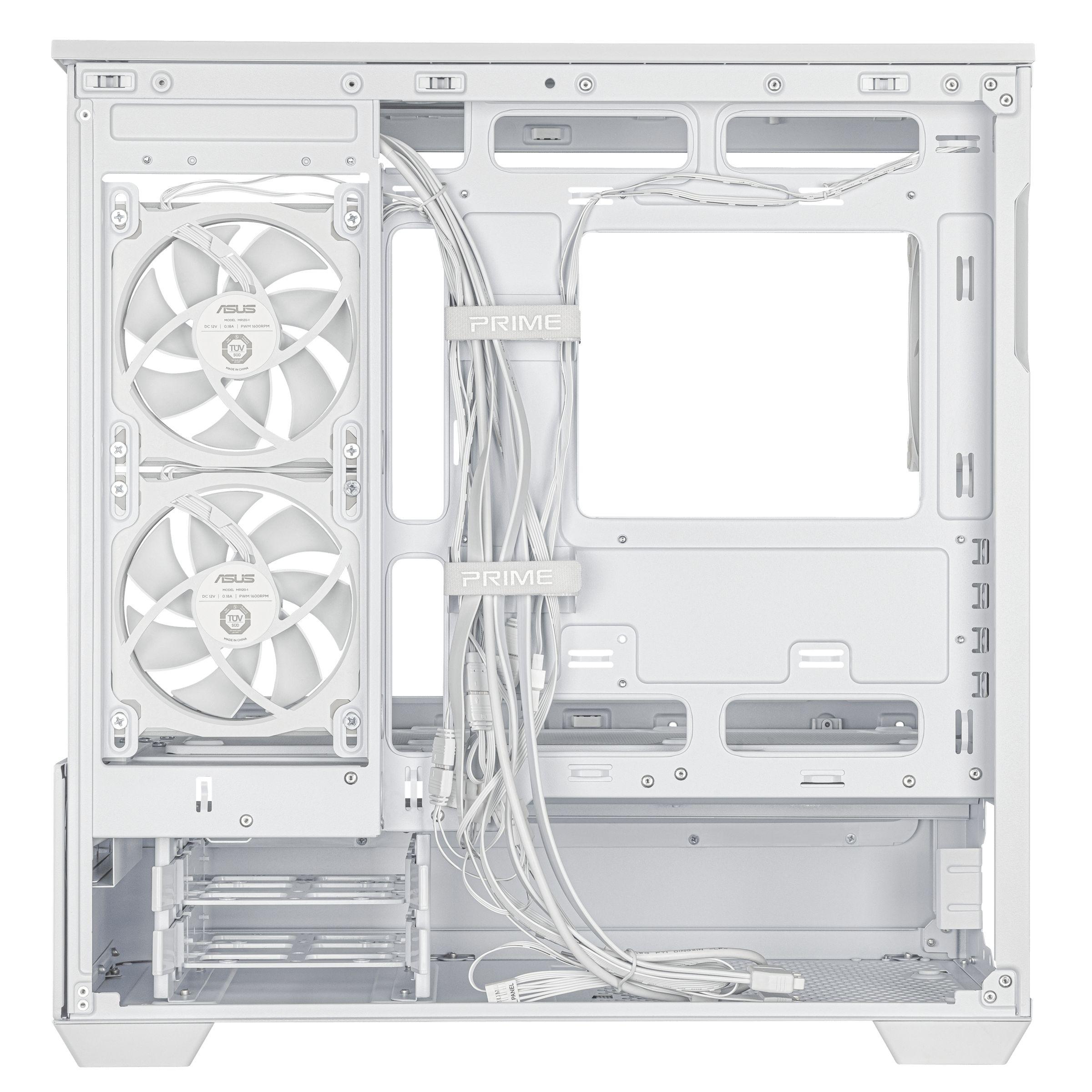Caixa PC ASUS PRIME AP202 ARGB (micro ATX, Mini-ITX - Mini Tower - Micro-ATX, Mini-ITX - Branco) — miniatura 12