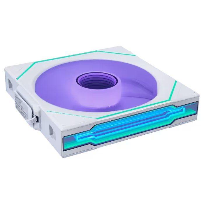 Ventoinha LIAN LI UNI FAN SL140 Infinity Wireless RGB PWM (RGB multicolor - 5,04 W - Branco) — miniatura 3