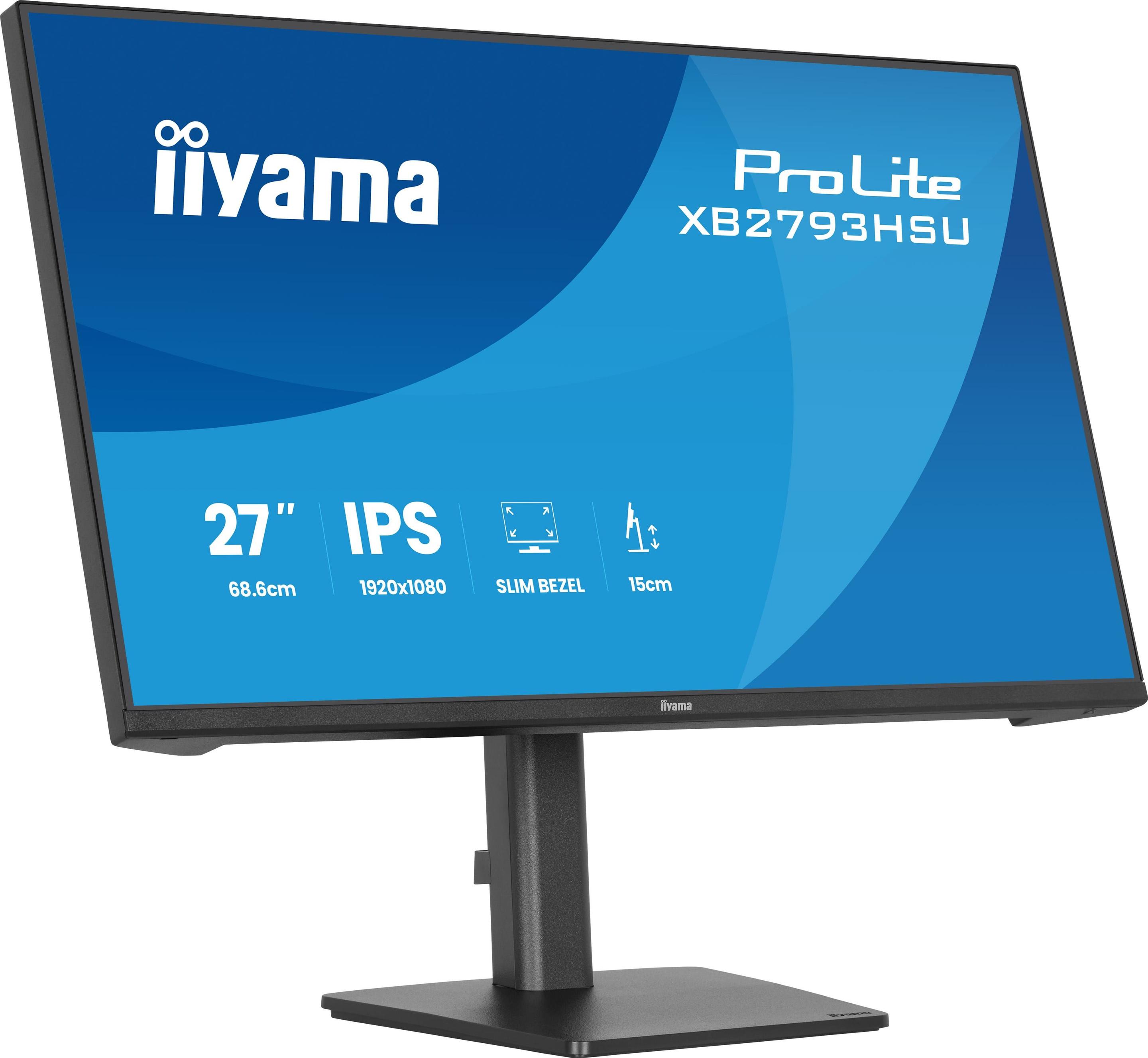 Monitor IIYAMA ProLite XB2793HSU-B1 (27" - IPS - 120 Hz - Preto) — miniatura 4