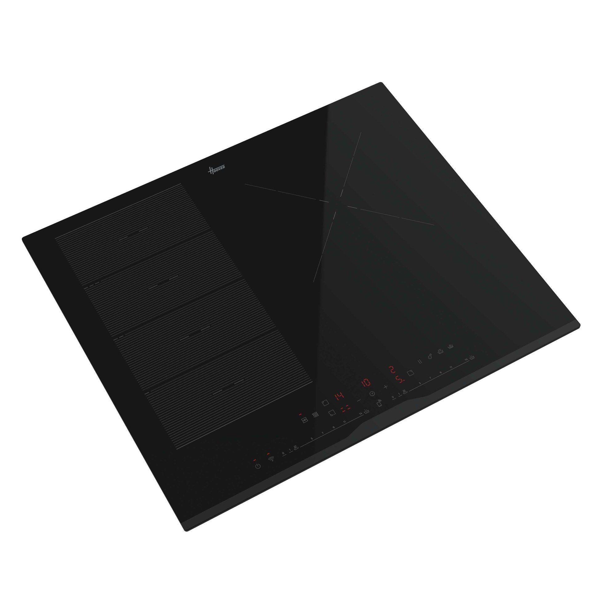 Placa de Indução de Encastre HOOVER HMT65DCS (3 zonas - Vidro-cerâmica - Toque - Preto) — miniatura 3