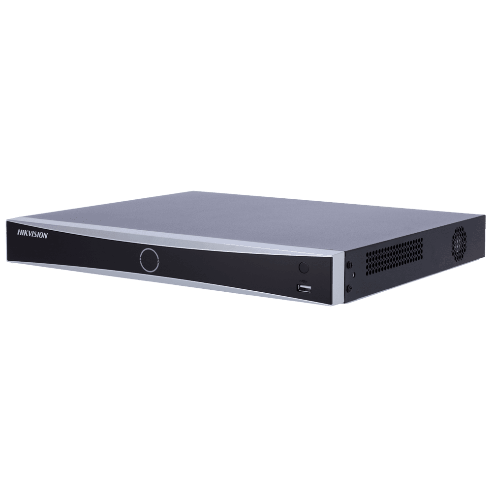 Gravador NVR IP HIKVISION DS-7608NXI-K2(D) (8 canais - 12 MP - 2 HDD - Preto)