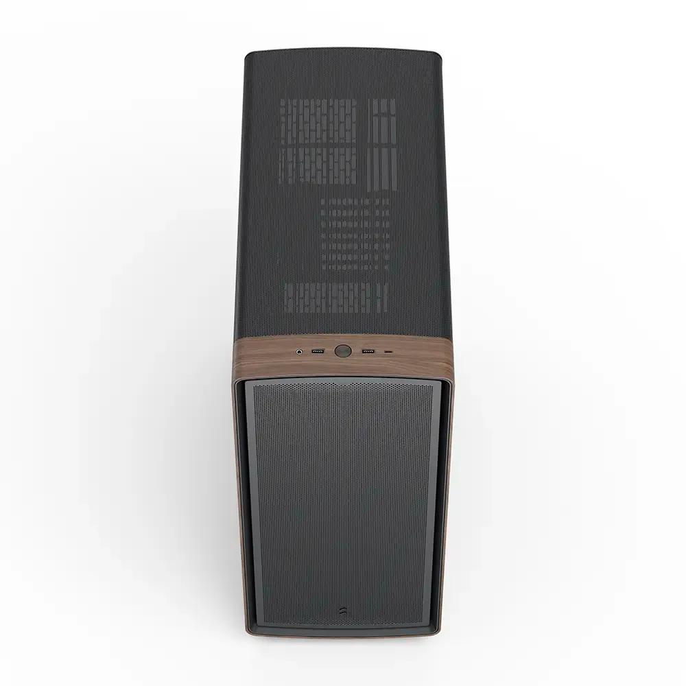 Caixa de Computador FRACTAL DESIGN Summit Black TG Light Tint (Midi Tower - Aço e madeira - 17,3 cm - Preto/Madeira) — miniatura 4