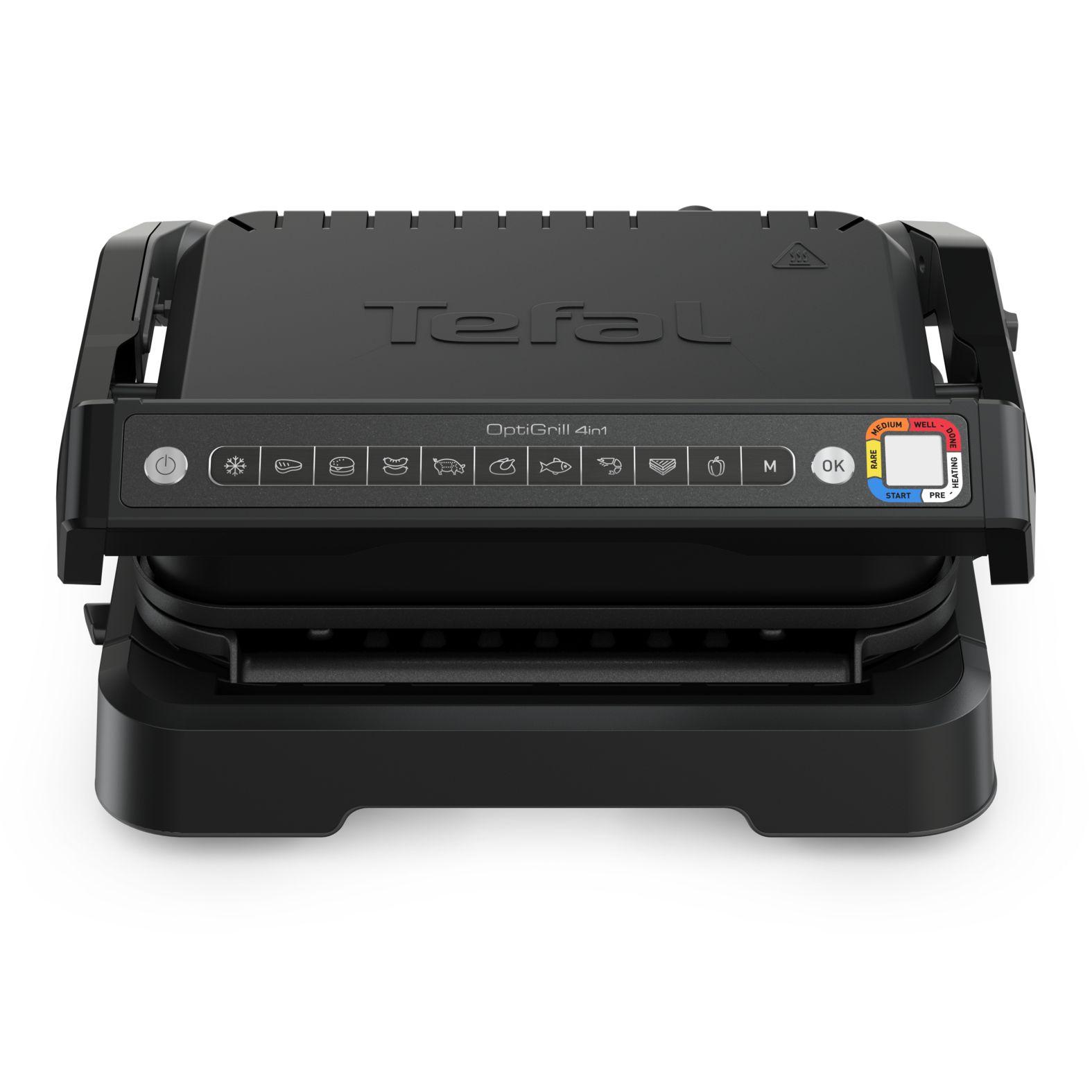 Grelhador de Contacto TEFAL OptiGrill 4-in-1 GC7748 (Altura 18,9 cm - Preto), miniatura 2