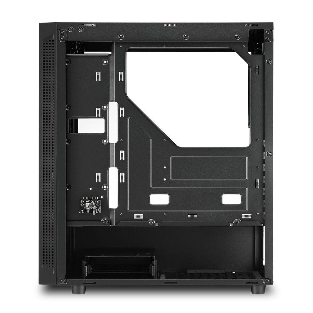Caixa PC SHARKOON RGB Slider (ATX, Micro ATX, Mini-ITX - Midi Tower - 15,7 cm - Preto) — miniatura 4
