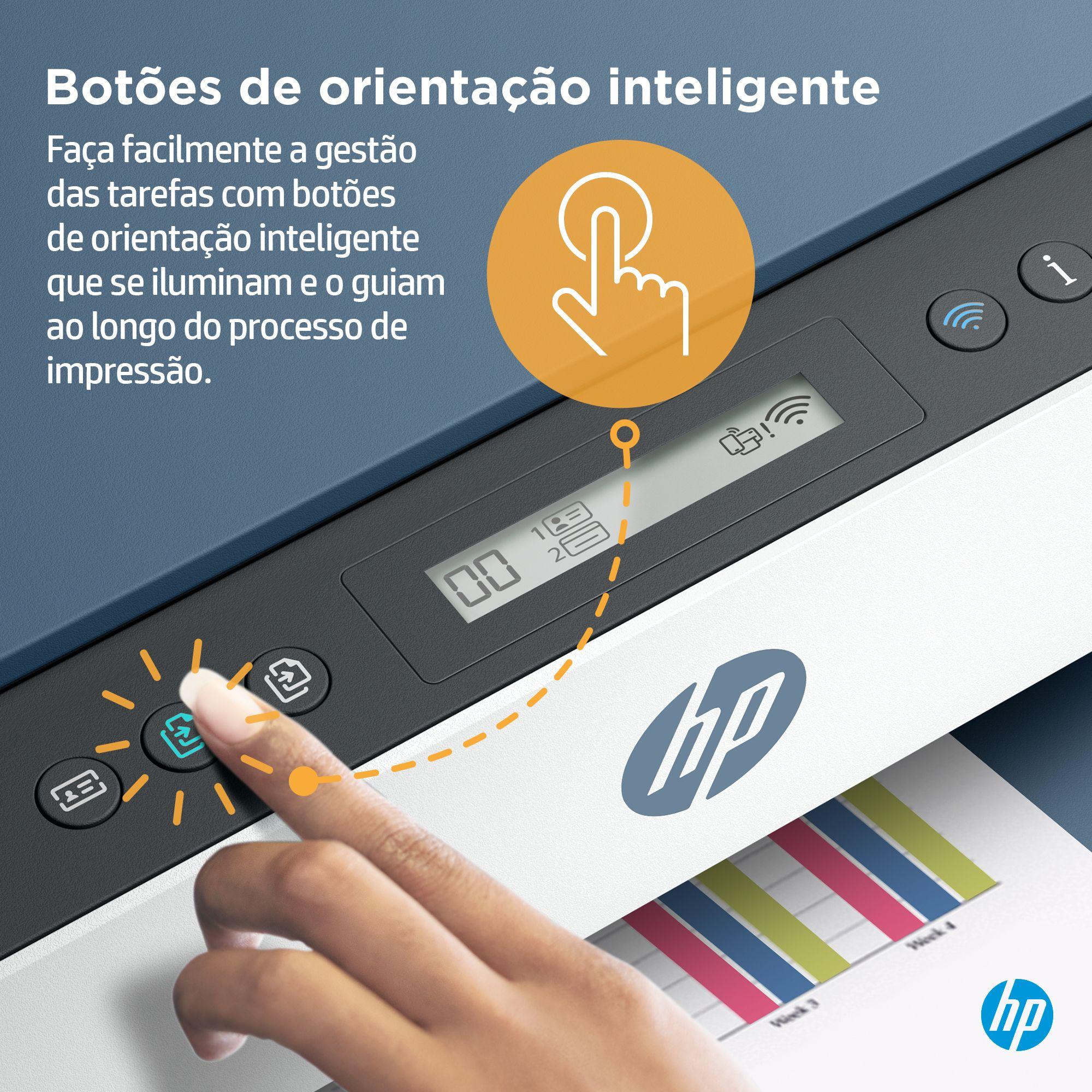 Impressora Multifunções HP Smart Tank 7006 (A4 - Impressão a cores - 250 folhas - Azul e Branco), miniatura 11