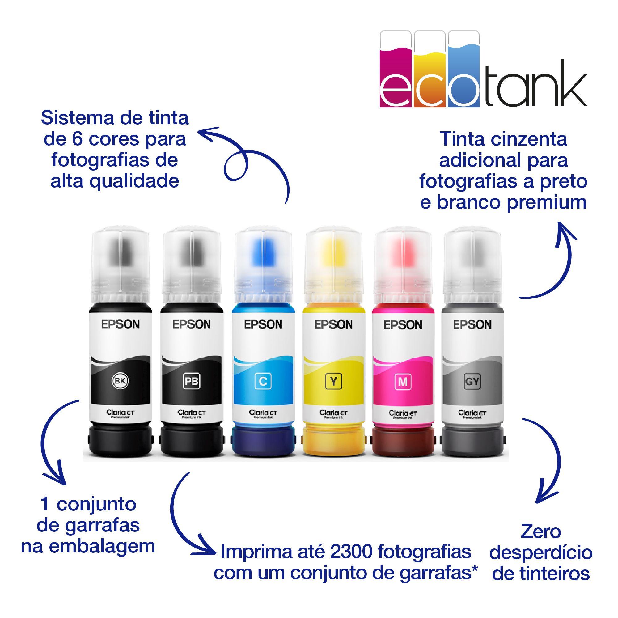 Impressora Multifunções EPSON EcoTank ET-8550 (A3 - Impressão a cores - WiFi / Bluetooth - Preto) — miniatura 6