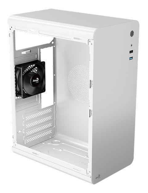 Caixa de Computador AEROCOOL CS-110-S-WT-v1 (Micro ATX, Mini-ITX - Mini Tower - SPCC, aço - Branco) — miniatura 4