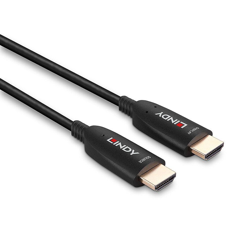 Cabo HDMI Híbrido de Fibra Ótica LINDY 38512 (20 m - 120 Hz - HDMI Type A - Preto), miniatura 3