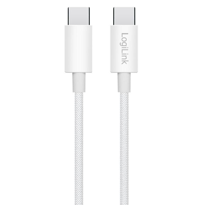 Cabo USB-C LOGILINK CU0340 (0,5 m - USB-C - Branco) — miniatura 2