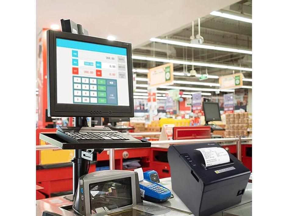 Impressora de Recibos POS EQUIP 351005 (AC, Serial, USB - Com fios - Preto) — miniatura 10