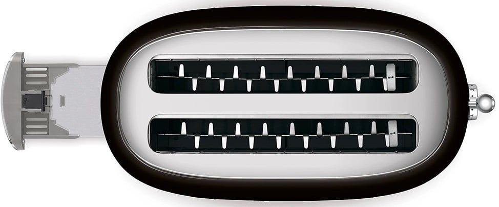 Torradeira SMEG TSF02BLEU (1500 W - 4 fatias - Aço inoxidável - Preto) — miniatura 3