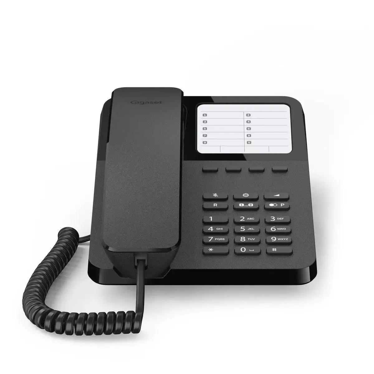 Telefone com Fios GIGASET DESK 400 (Preto), miniatura 2