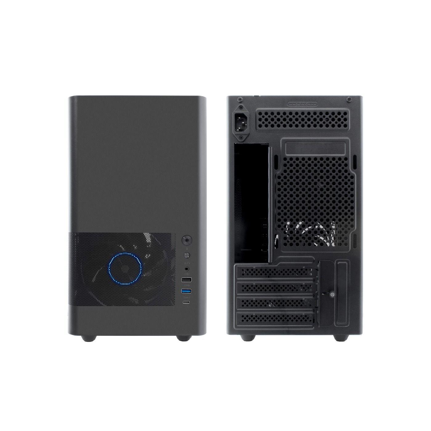 Caixa PC COOLBOX MP2 (Mini-ATX, Mini-ITX, Micro ATX - Midi Tower - Aço SPCC de 0,8 mm - Preto), miniatura 5