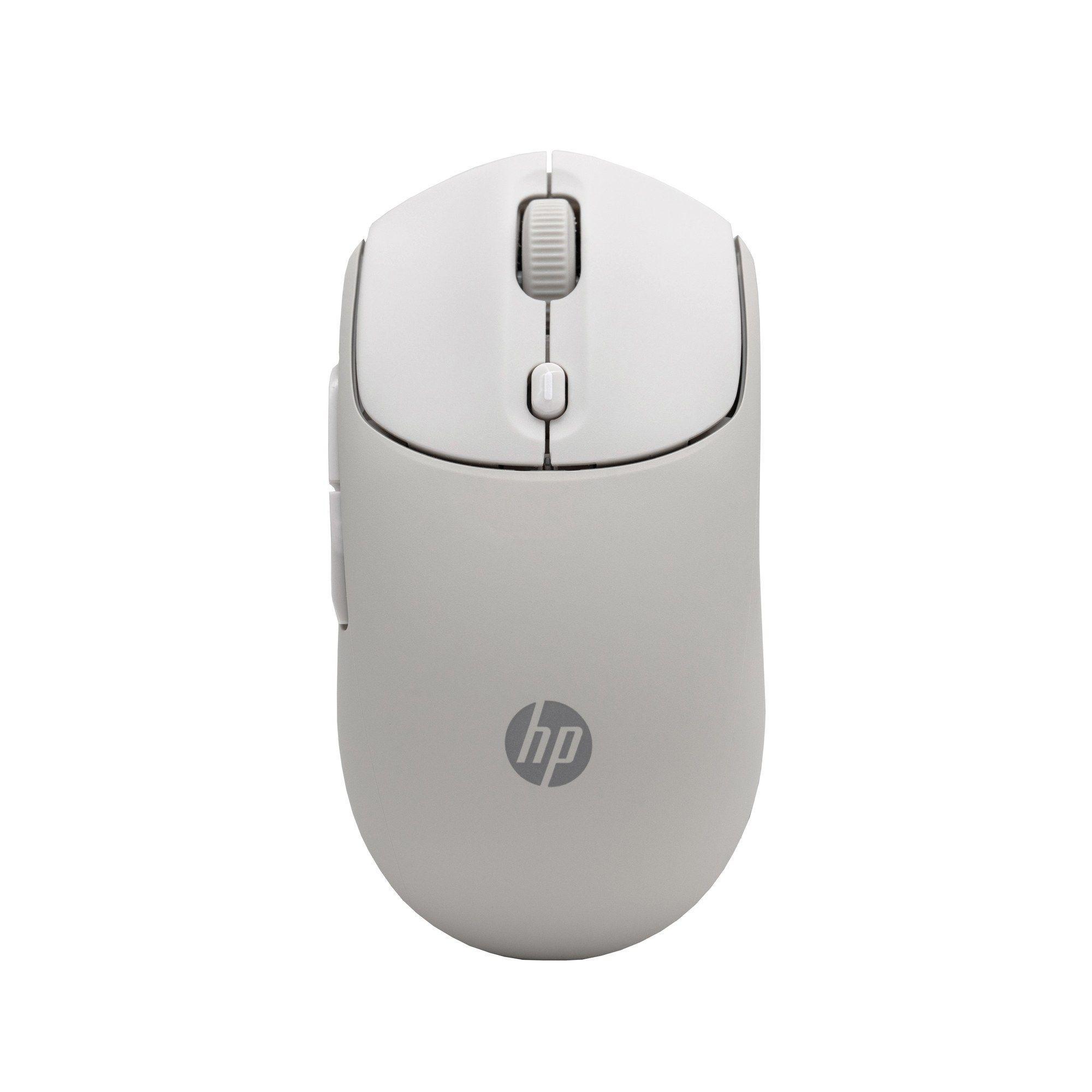 Rato HP 400 Dual (Ambidestro - 6000 DPI - RF Wireless + Bluetooth - Bege)