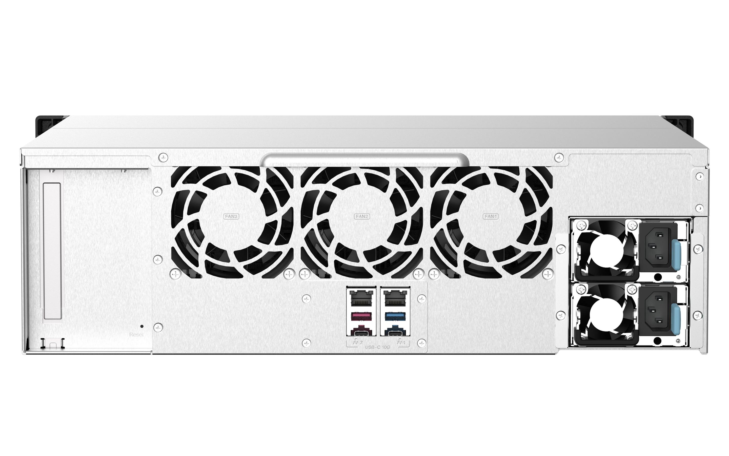 NAS QNAP TS-1673AU-RP-16G (Serial ATA II, Serial ATA III - 16 GB - 16 baias - Preto e Cinzento), miniatura 6