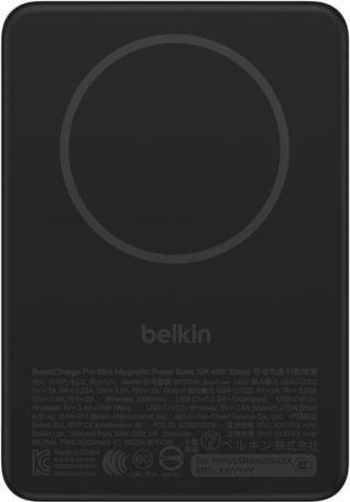Powerbank BELKIN BoostCharge Slim BPD016HQBK (10000 mAh - USB-C - Preto)