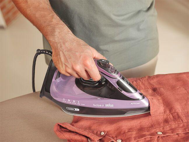 Ferro de Engomar a Vapor BRAUN SI 9661 VI (3100 W - 0,33 l - 250 g/min - Violeta), miniatura 5