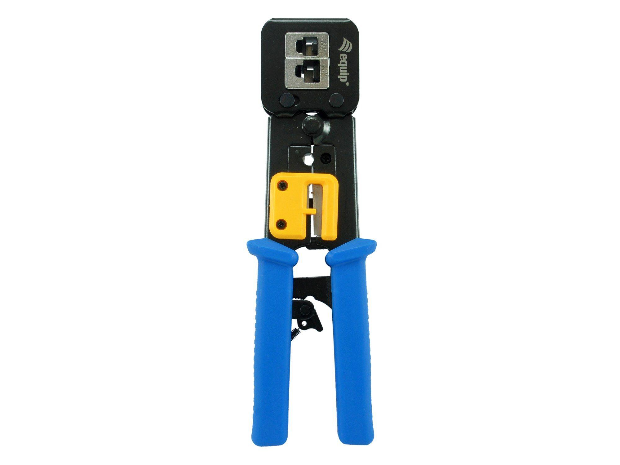 Alicate de Cravar Fichas de Rede EQUIP 129410 (Metal - Preto, Azul e Amarelo), imagem 1