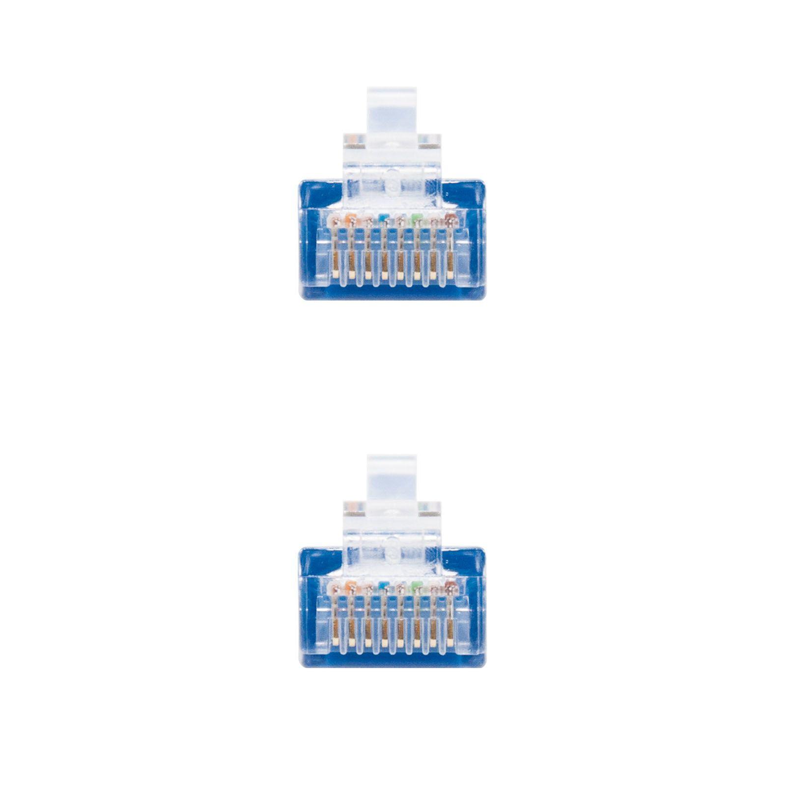 Cabo de Rede NANOCABLE 10.20.0101-BL (1 m - Cat5e - RJ-45 - Azul) — miniatura 3