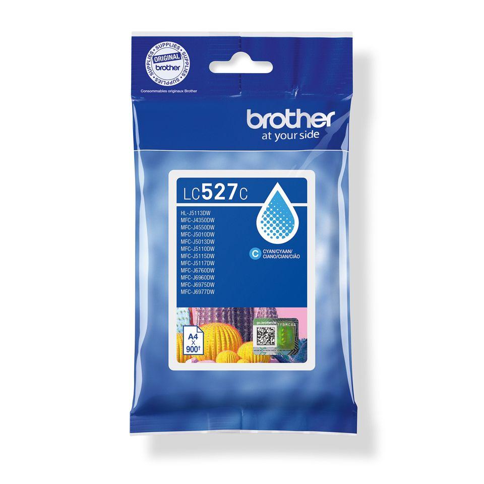 Tinteiro BROTHER LC527C (900 páginas - Ciano)