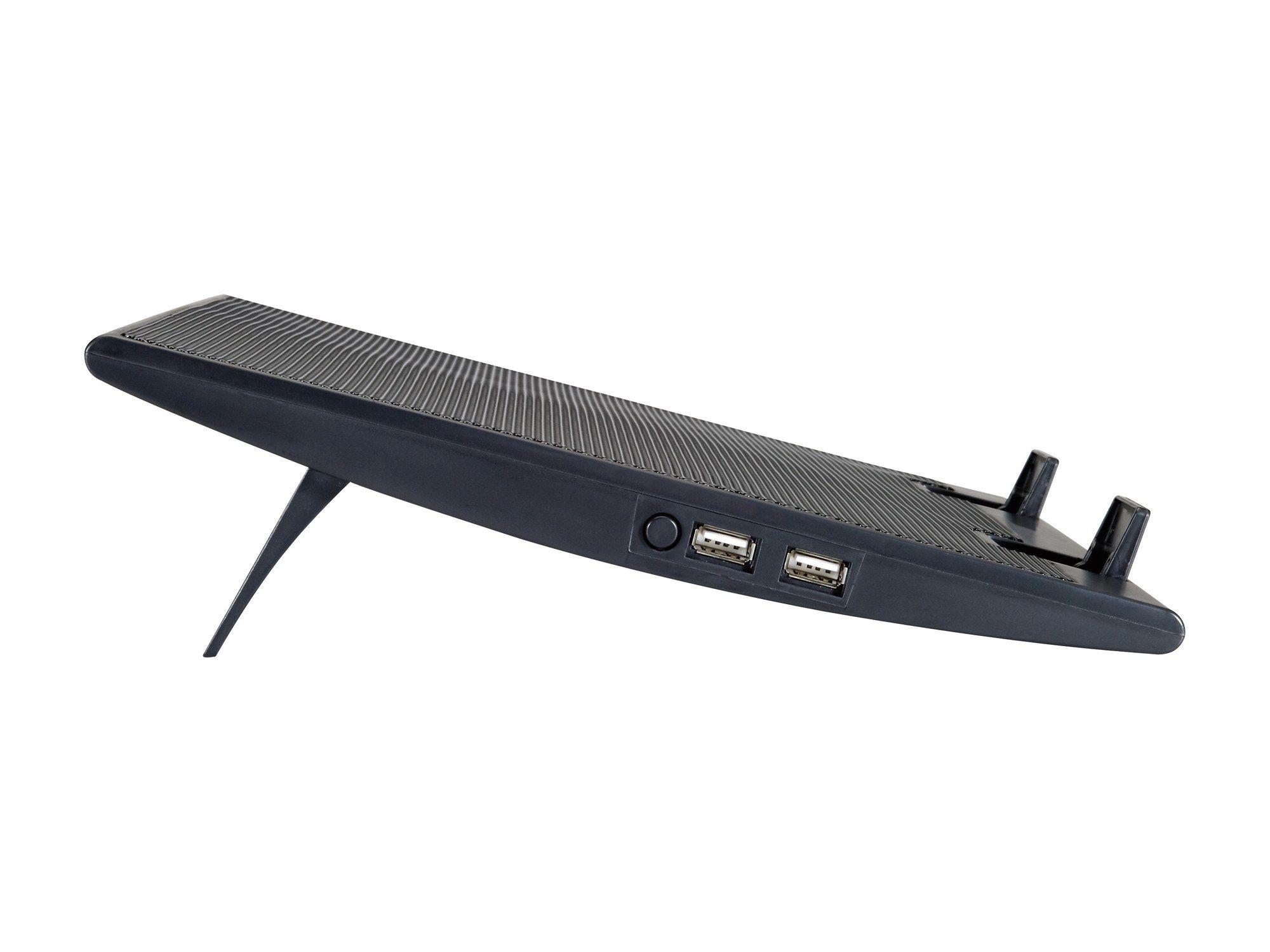 Base de Refrigeração para Portátil CONCEPTRONIC Thana 02B (Até 17" - 2 Ventoinhas - Preto), miniatura 5