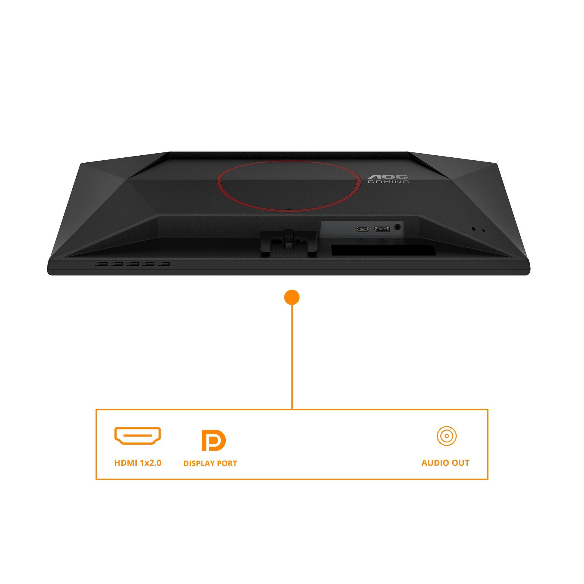 Monitor AOC 25G42E (24,5" - Fast IPS - 180 Hz - Preto e Vermelho) — miniatura 2
