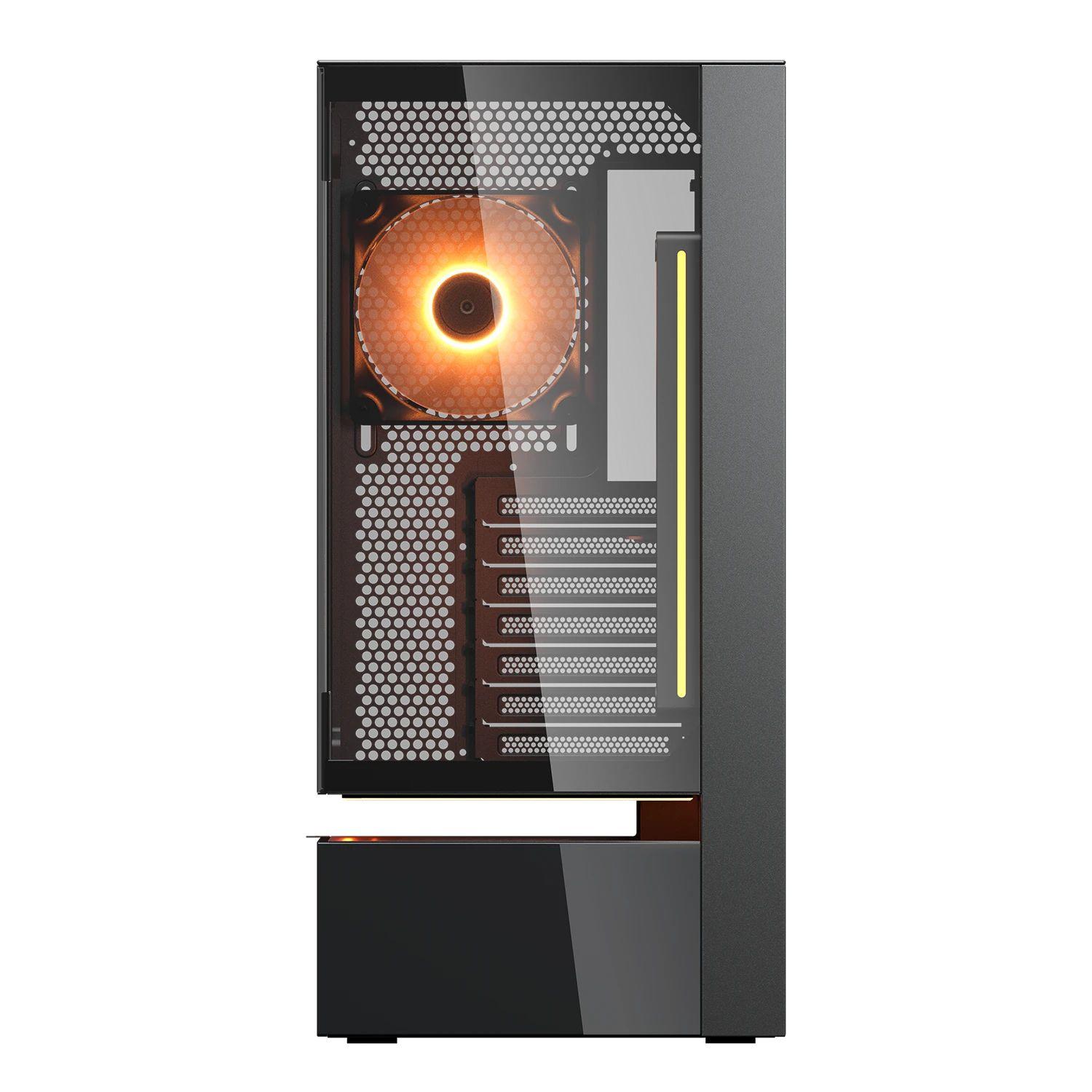 Caixa ATX COUGAR CFV235 Vision (Ecrã LCD 9,16" - ARGB - Preto) — miniatura 2
