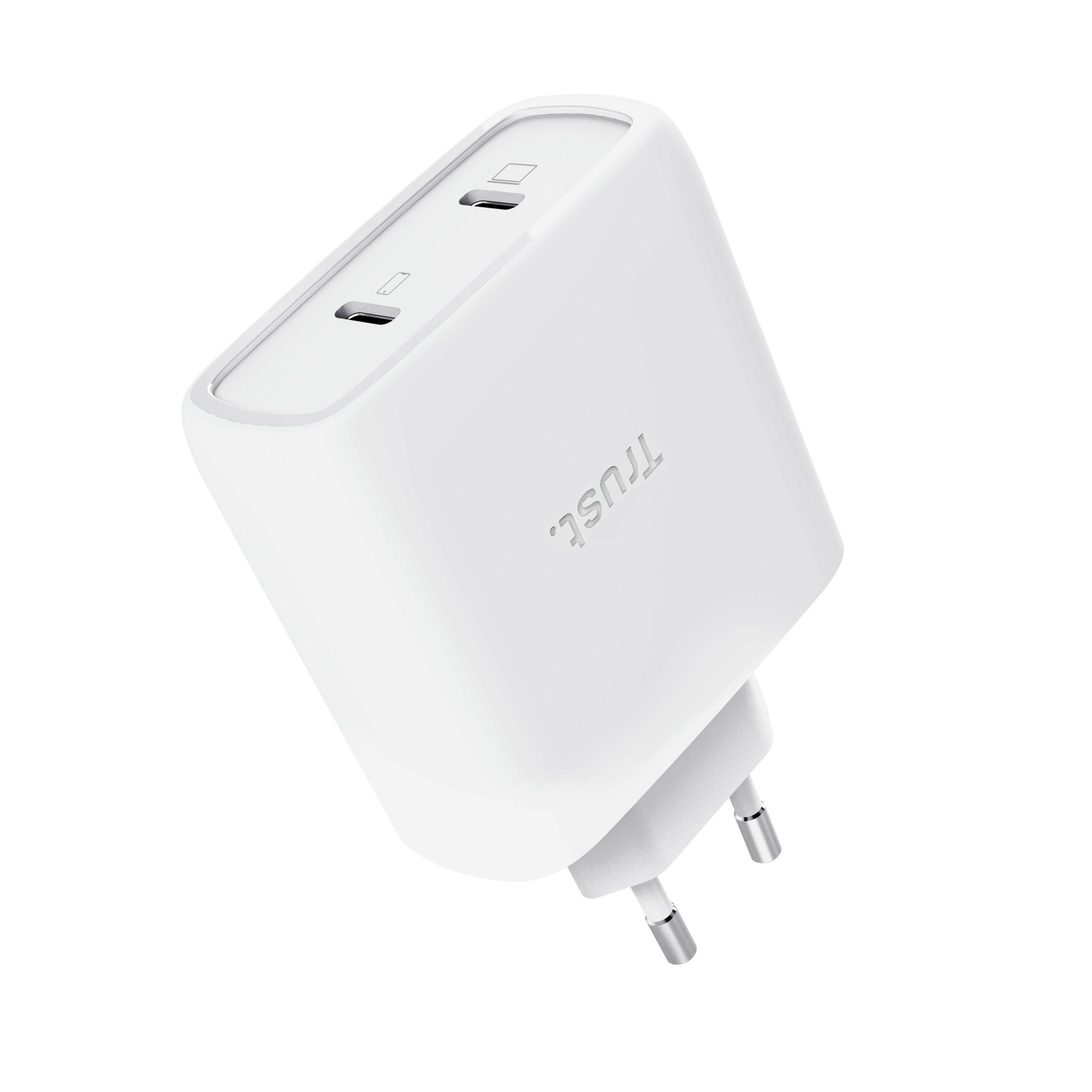 Carregador de Parede TRUST Maxo 25526 (65 W - USB Tipo-C - Branco) — miniatura 2