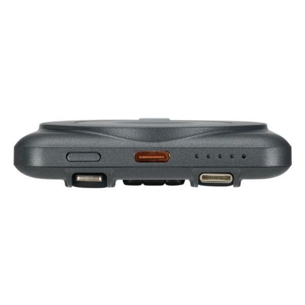 Powerbank Magnética RIVACASE VA2607 (5000 mAh - 19,25 Wh - Até 20 W - Cinzento), miniatura 3