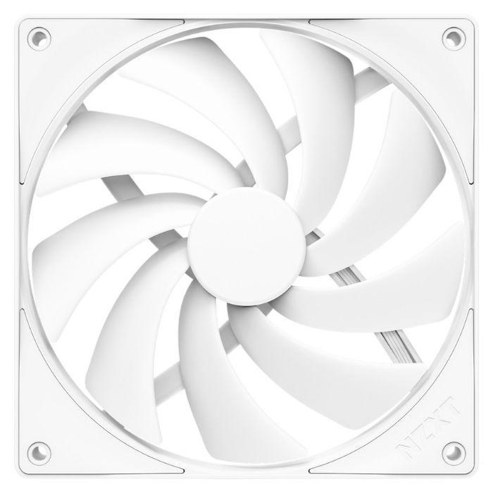 Ventoinha para Caixa de PC NZXT F140Q Quiet Airflow PWM (Plástico e borracha - RGB - 3,84 W - Branca), miniatura 2