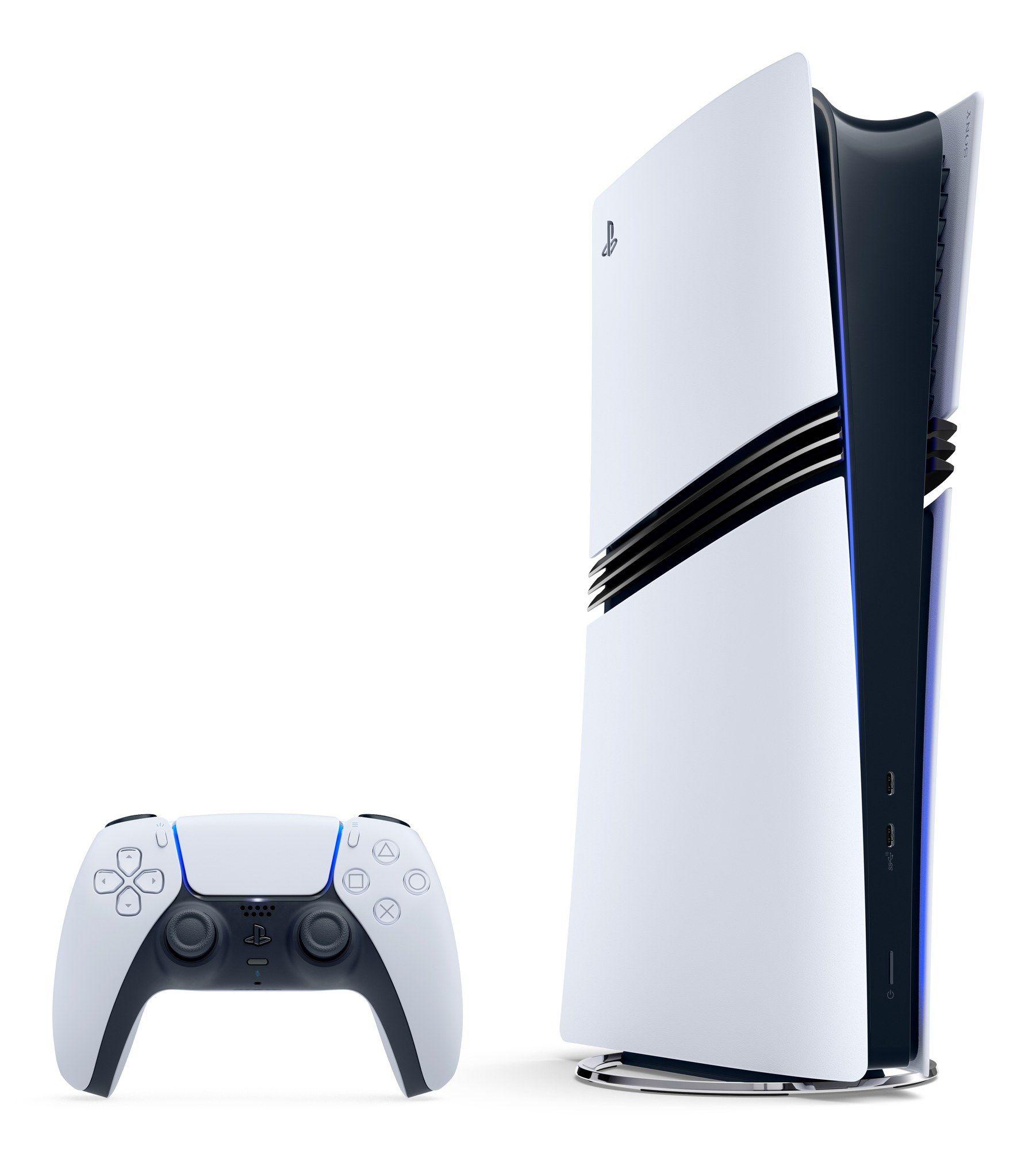 Consola SONY PlayStation 5 Pro Digital Edition 2TB (2TB - 2 TB - 8K Ultra HD - Branco e preto)