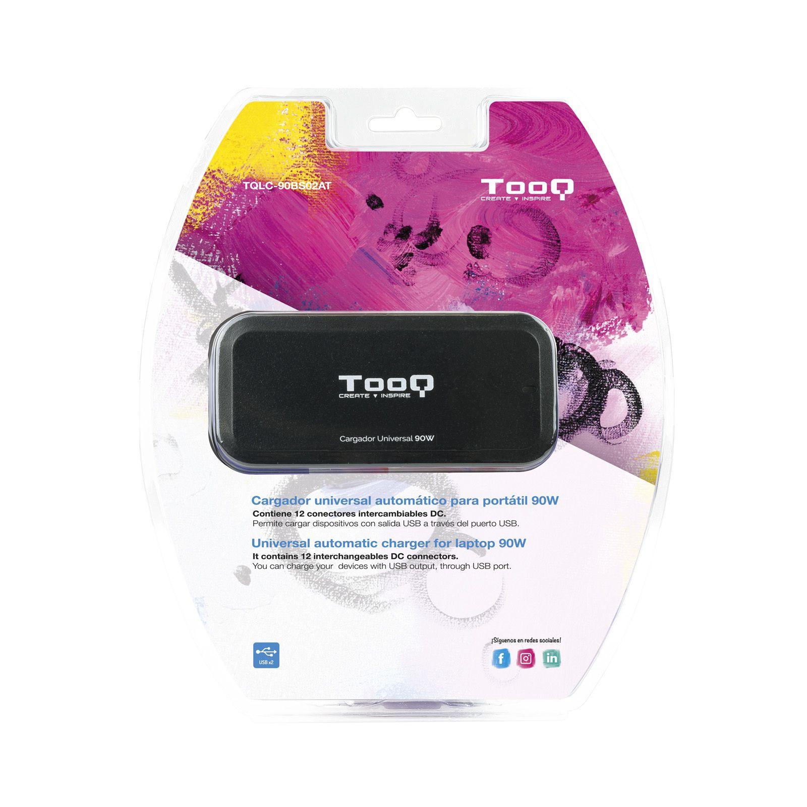 Carregador de Portátil TOOQ TQLC-90BS02AT (90 W - 12-20 V - Preto), miniatura 6