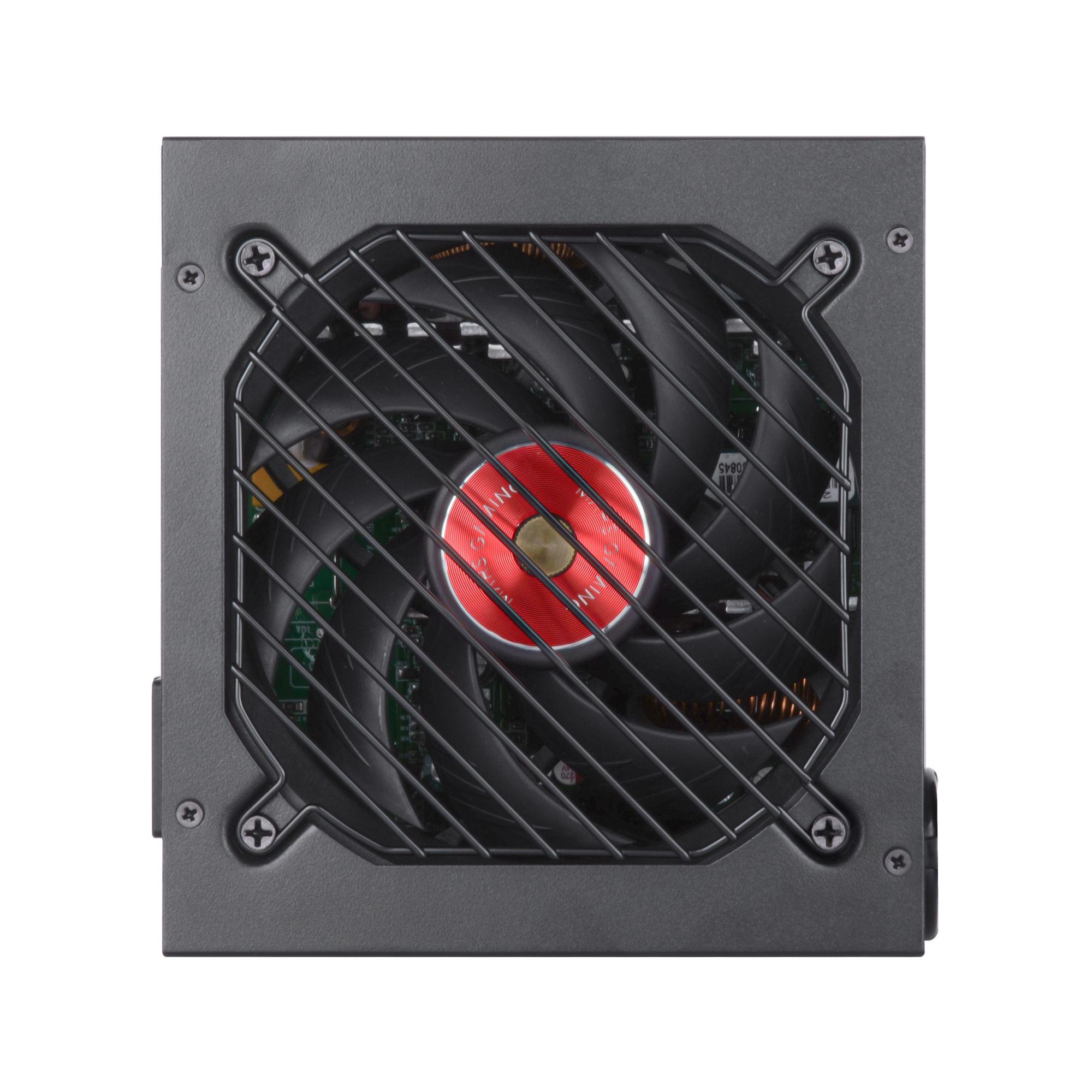 Fonte de Alimentação MARS GAMING MPVU750SIM (ATX - 750 W - 80 PLUS Silver - Preto e Vermelho)