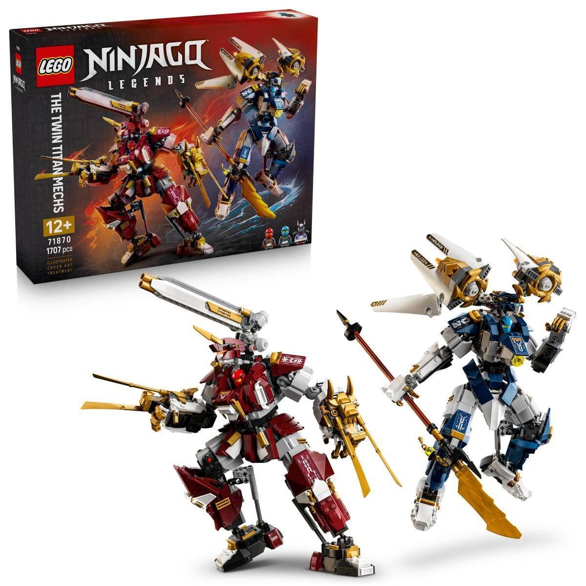LEGO 71870 Ninjago A Dupla de Robôs Titãs (12+ anos - 1707 peças), miniatura 3