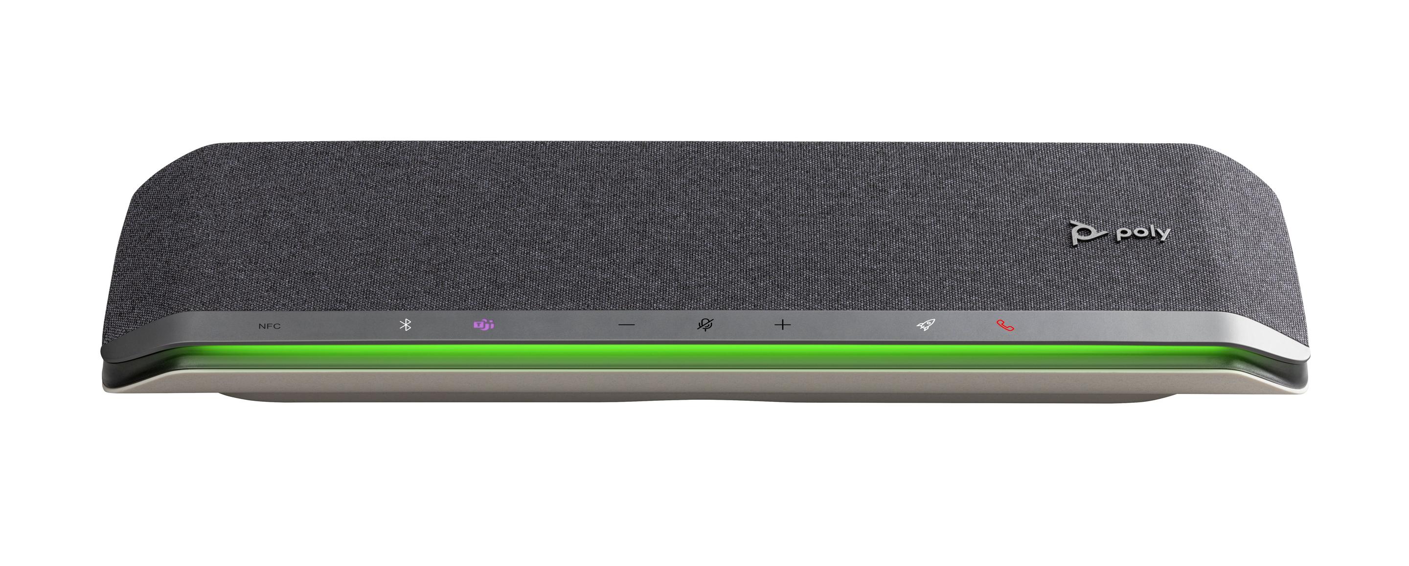 Alta-voz de Conferência POLY Sync 60 (USB/Bluetooth - Com fios e sem fios - Prateado)