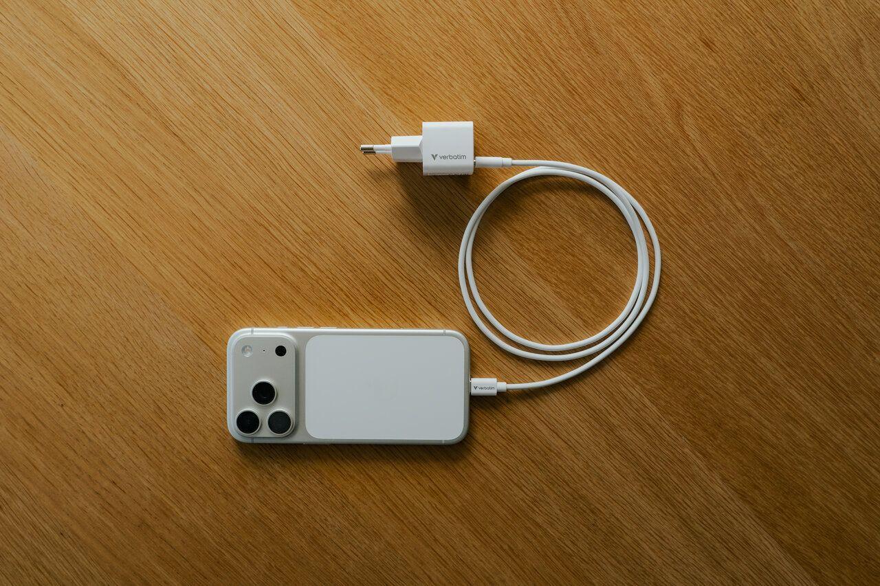 Carregador de Dispositivos Móveis VERBATIM 32396 (20 W - Power Delivery 3.0 - Branco), miniatura 10
